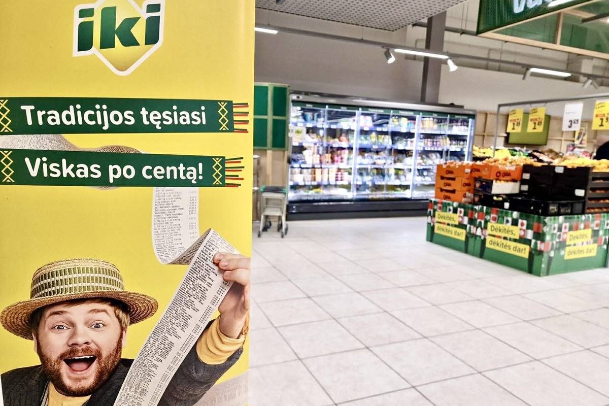 Iki“ grįžtanti akcija „Sausio akcentas – viskas po centą“.